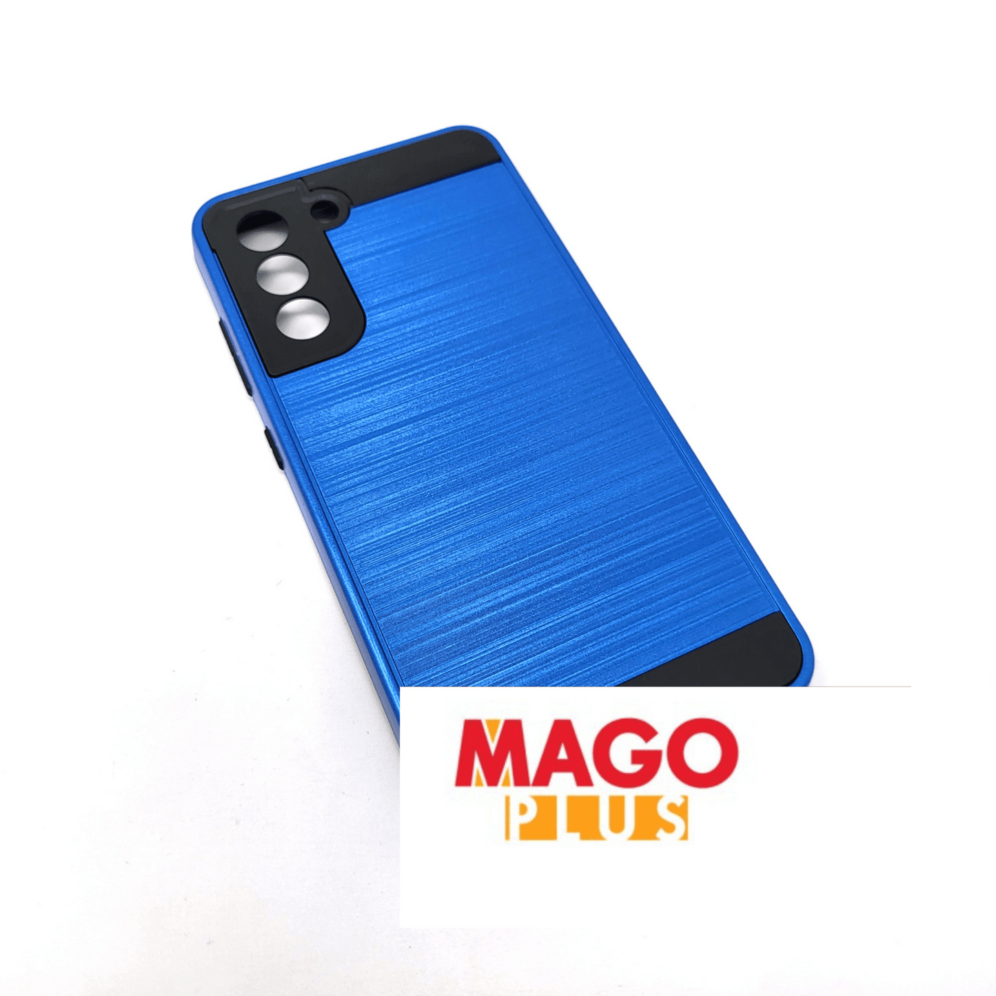 Samsung Galaxy S21 FE - Coque fine et élégante en métal brossé