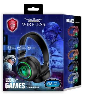 Stereo Super Bass GM-C2 Gaming Headset wireless headphone with mic for mobile or computer