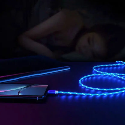 Câble de recharge lumineux LED pour iPhone