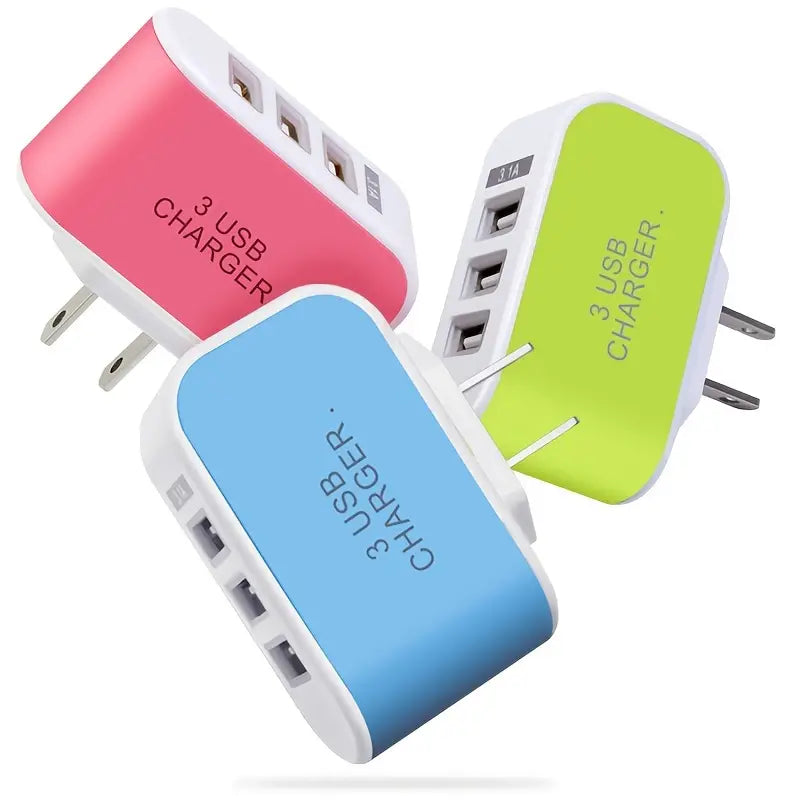 Adaptateur secteur mural USB couleur bonbon