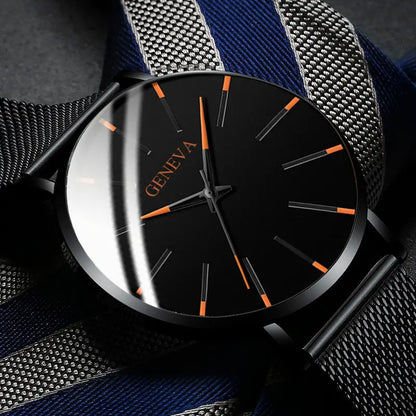 Montre Minimaliste à Quartz pour Hommes