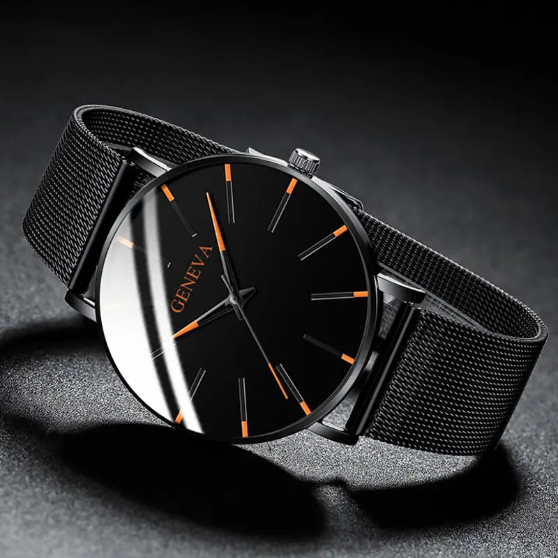 Montre Minimaliste à Quartz pour Hommes