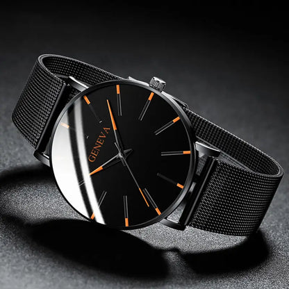 Montre Minimaliste à Quartz pour Hommes